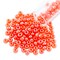Miyuki Round Rocaille Seed Bead 8/0 Transparent Luster Orange